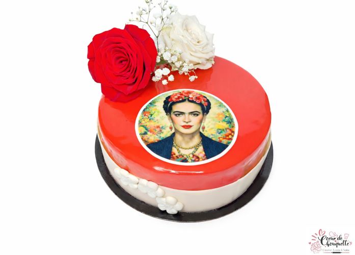 Entremet chocolat, caramel, fleur de sel - Frida Kahlo